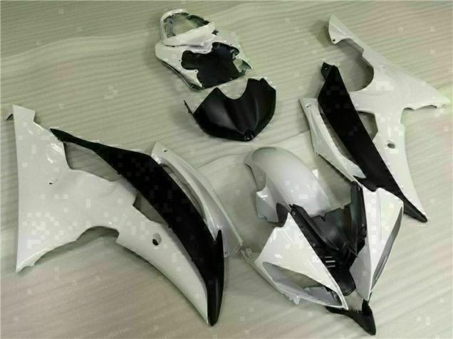 Yamaha R6 2008-2016 - Blanc Noir Yamaha R6 2008-2016 - Blanc Noir