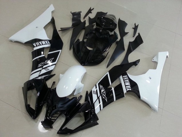 Yamaha R6 2008-2016 - Blanc et Noir Yamaha R6 2008-2016 - Blanc et Noir