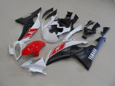 Yamaha R6 2008-2016 - Blanc et Noir Mat