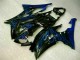 Yamaha R6 2008-2016 - Bleu Flamme Noir Yamaha R6 2008-2016 - Bleu Flamme Noir
