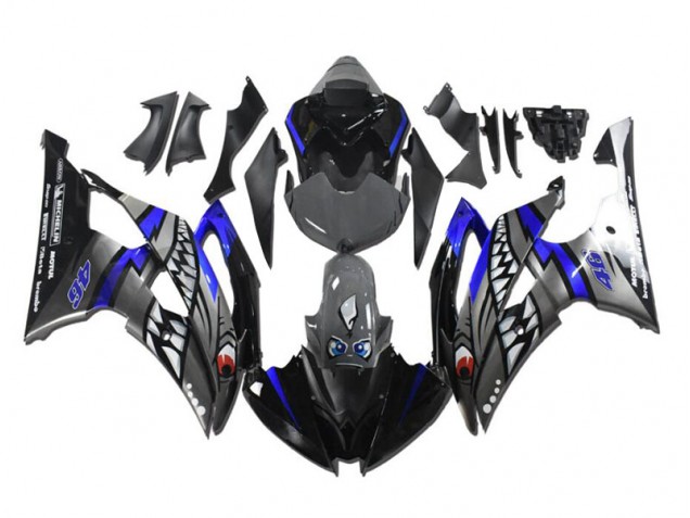 Yamaha R6 2008-2016 - Gris Bleu Requin