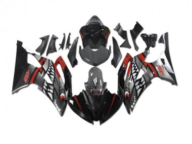 Yamaha R6 2008-2016 - Gris Rouge Requin