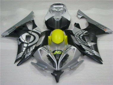 Yamaha R6 2008-2016 - Jaune Noir Argent