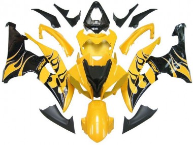 Yamaha R6 2008-2016 - Jaune Noir Flamme R6