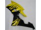 Yamaha R6 2008-2016 - Jaune Noir Yamaha R6 2008-2016 - Jaune Noir