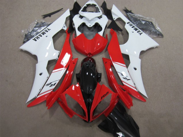 Yamaha R6 2008-2016 - Rouge Blanc Noir Décalque Yamaha R6 2008-2016 - Rouge Blanc Noir Décalque