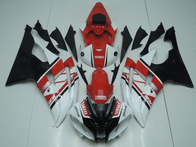 Yamaha R6 2008-2016 - Rouge Blanc Noir Yamaha R6 2008-2016 - Rouge Blanc Noir