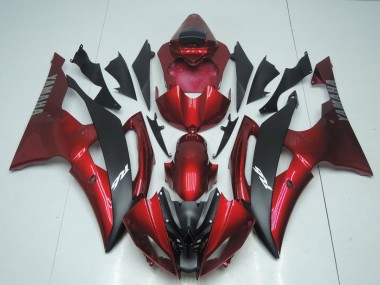Yamaha R6 2008-2016 - Rouge Bonbon et Noir