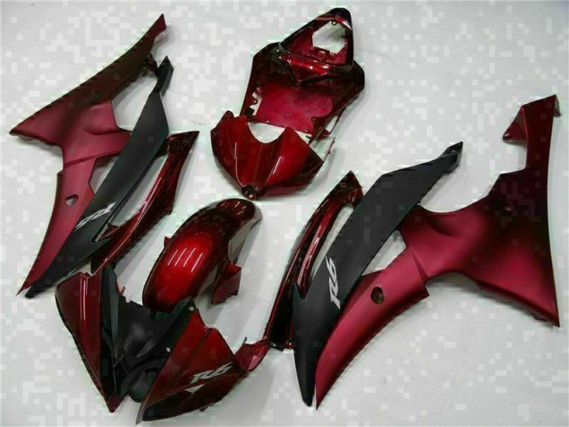 Yamaha R6 2008-2016 - Rouge Noir Yamaha R6 2008-2016 - Rouge Noir